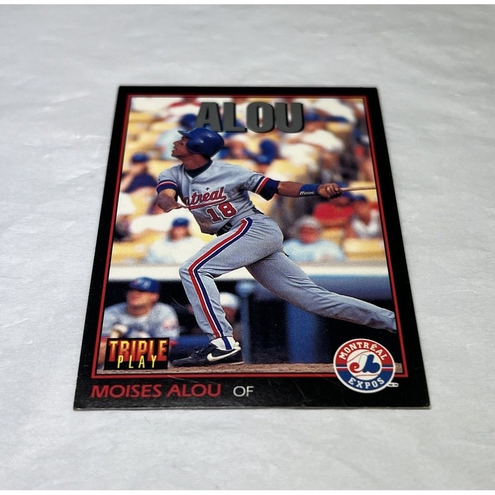 Moises Alou 1993‎ Triple Play #244 Montreal Expos